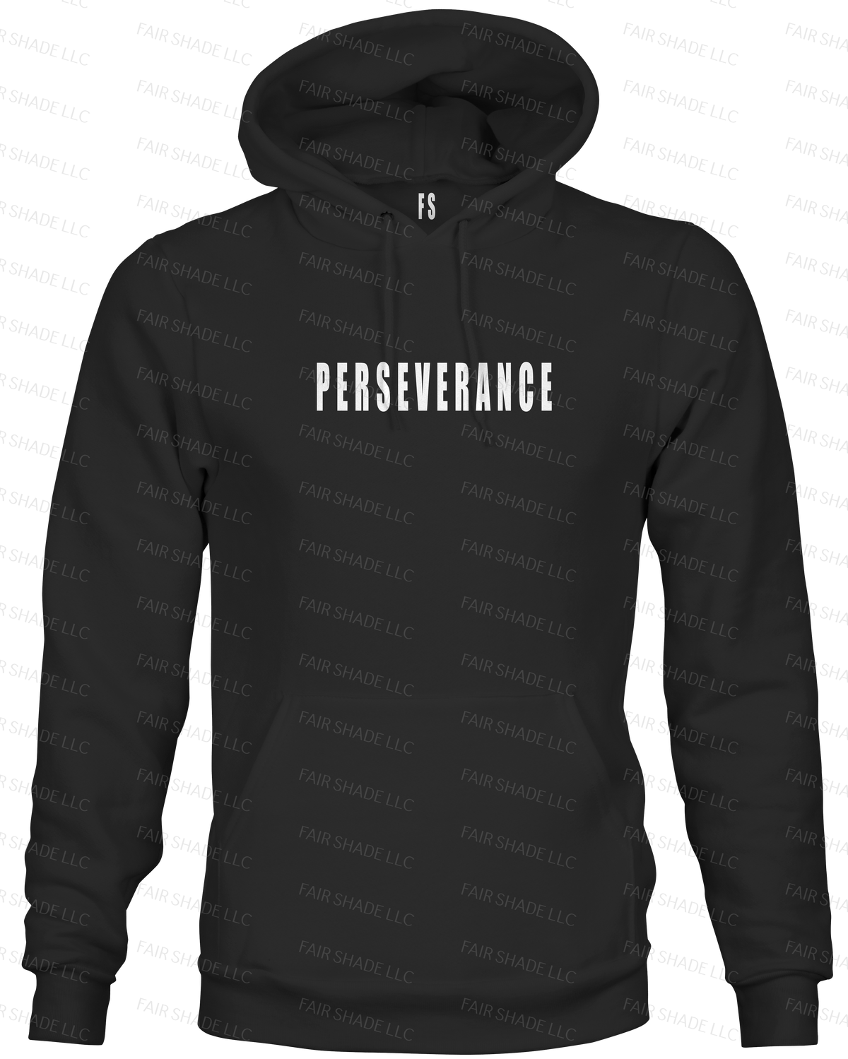 PERSEVERANCE - Hoodie Custom Tshirt Fair Shade S BLACK
