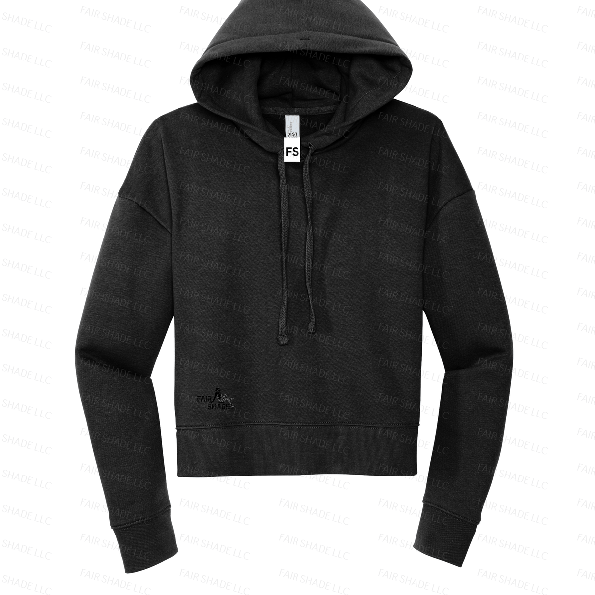 Black Woman Blueprint_ Crop Hoodie Custom Hoodie Fair Shade 