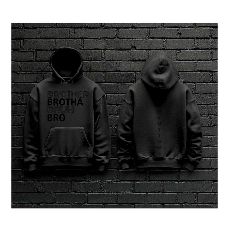 The Evolution of Brothers Custom Hoodie Fair Shade S Black 