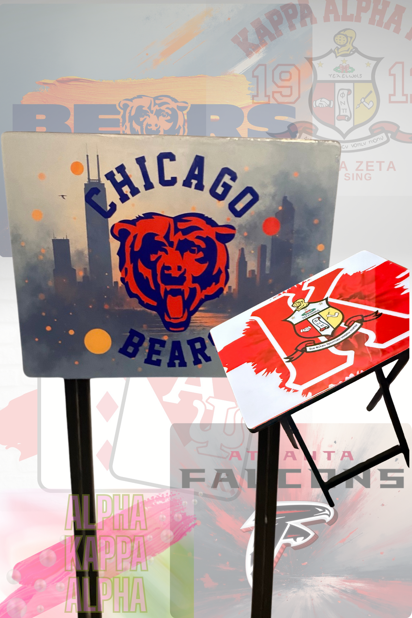 Customizable Dinner Tray Tables