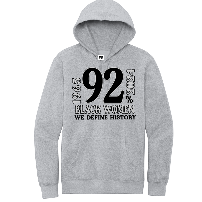 WE DEFINE HISTORY Custom Hoodie Fair Shade S Grey 