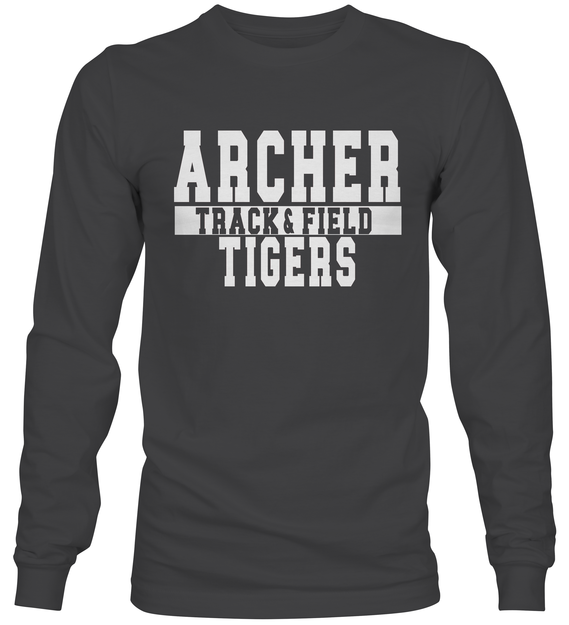 Archer Track and Field_ Long Sleeve Fair Shade Small Grey_White 