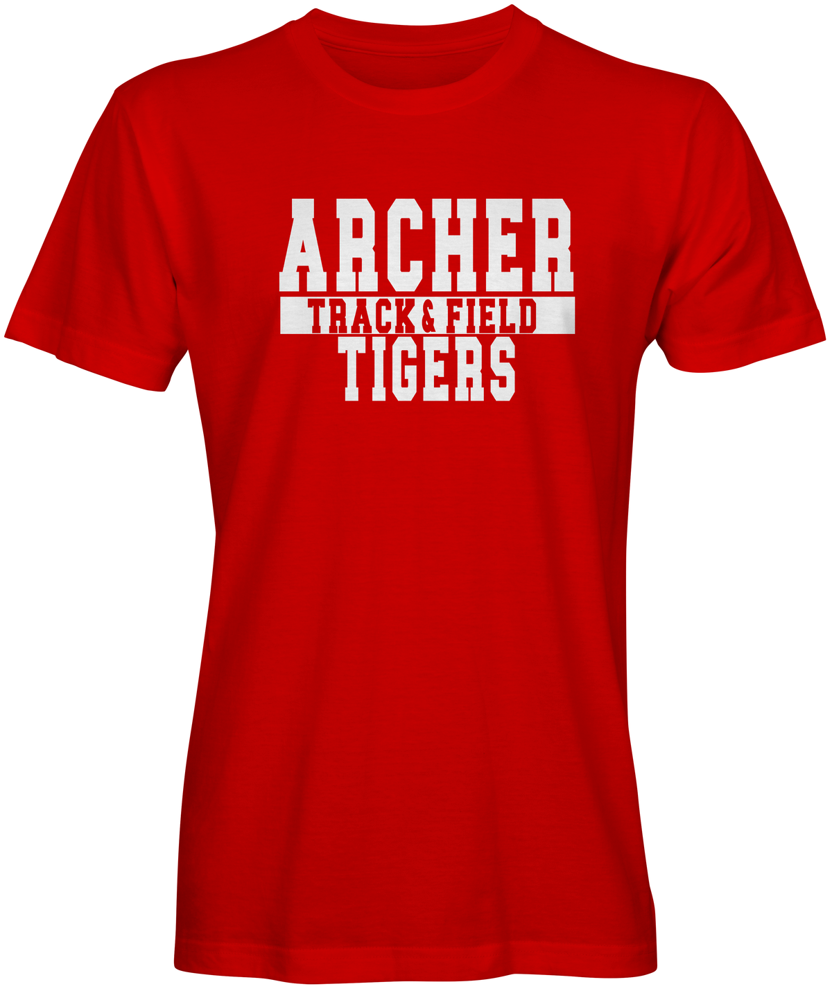 Archer Track and Field_ T-Shirt Fair Shade Small Red 