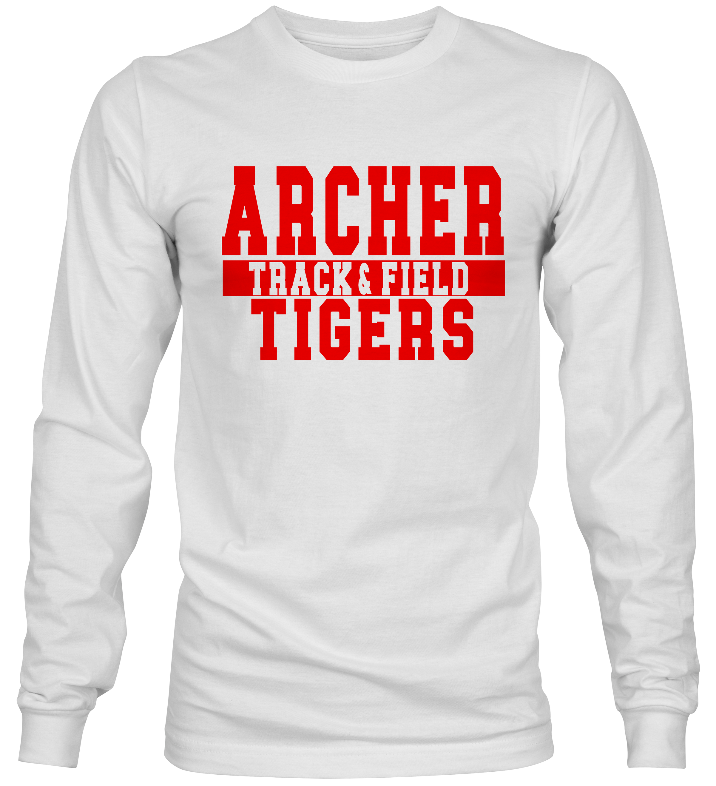 Archer Track and Field_ Long Sleeve Fair Shade Small White 