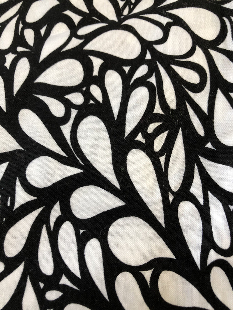 Copy of Copy of FACE Masks Fair Shade Adult Black/White Paisley 