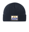 ATL ZOOM BEANIE Fair Shade Navy SQUARE PATCH_BLUE_GOLD_WHITE 