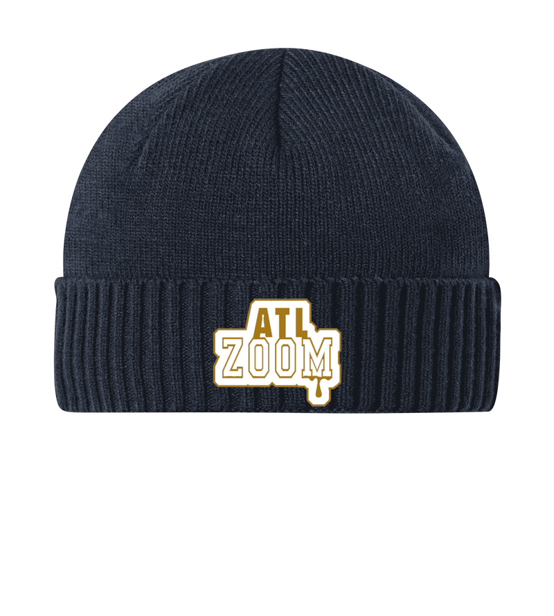 ATL ZOOM BEANIE Fair Shade Navy PATCH_ATL ZOOM_WHITE_GOLD 