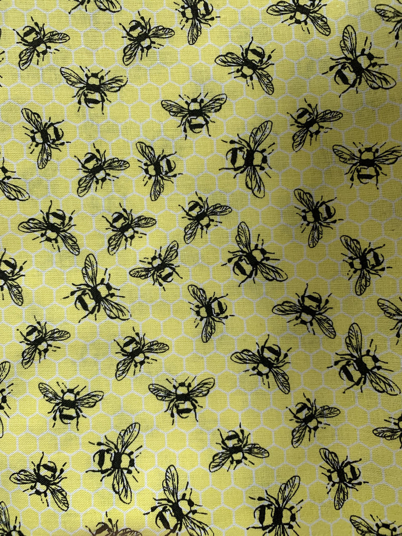 Fun Prints For Kids- Face Masks Fair Shade Child Bumblebees 