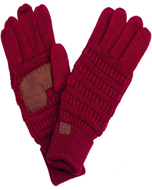 Fancy Gloves CC Brand Burgandy 