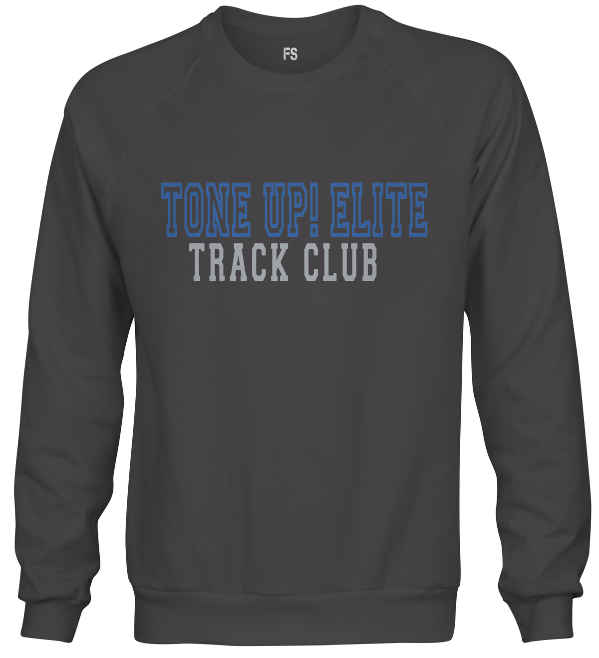 Long Sleeve Tone Up- Tone Up Track Club Fair Shade Small Charcoal 