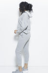 College Days 2-Piece Track Suit- Heather Grey Clothing Fair Shade 