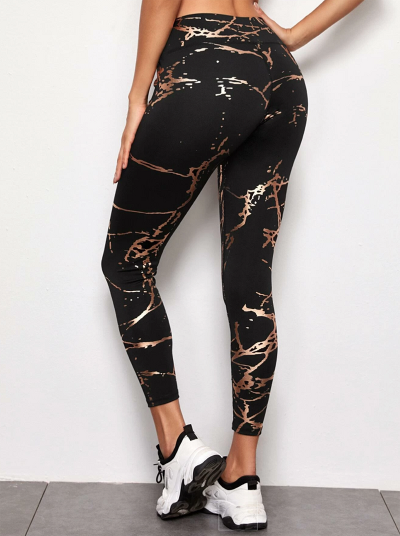 Copper Splash Active Leggings Clothing Fair Shade 