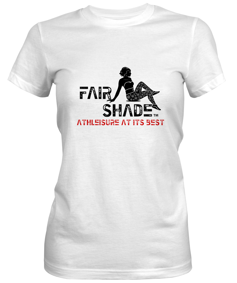 FAIR SHADE Brand Custom Tee Custom Tshirt Fair Shade S Matte Finish White