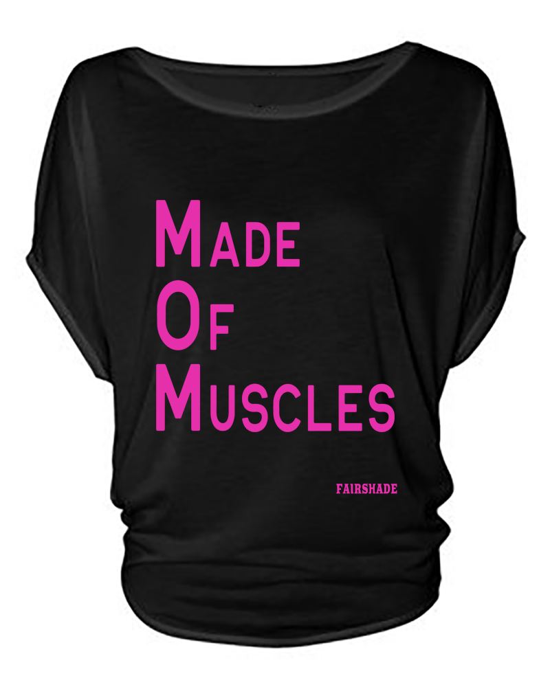 M.O.M.- Made of Muscle Tank_Black Custom Tshirt Fair Shade S BLACK 