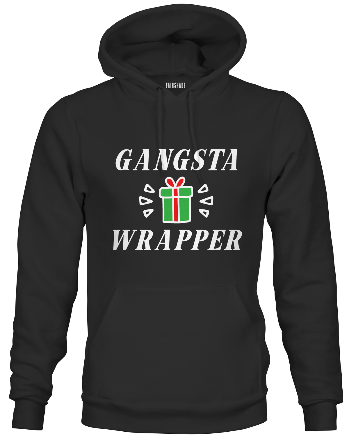 Gangsta Wrapper Hoodie Custom Hoodie Fair Shade S Black 