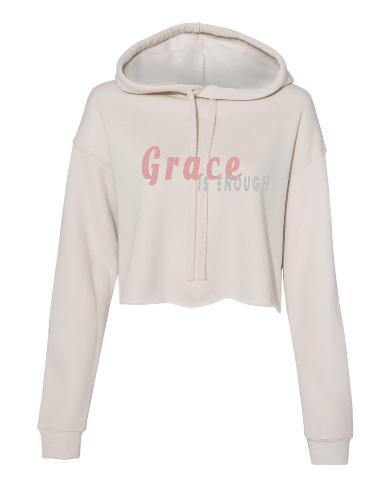 Grace is Enough Cream Hoodie Custom Hoodie Fair Shade S Cream 