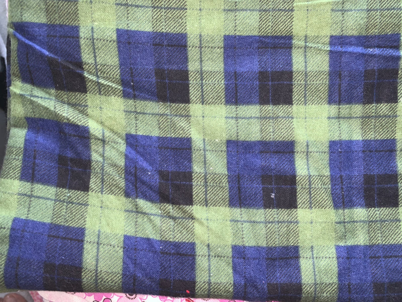 Copy of Copy of FACE Masks Fair Shade Adult Green Plaid 