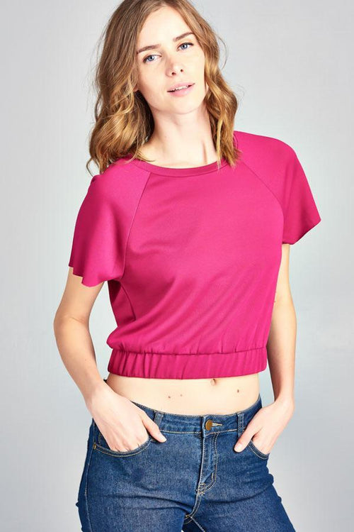 Hemming Crop Top Clothing Fair Shade LLC 
