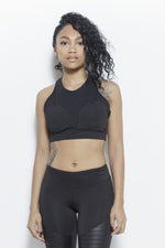 Jazzy Cross Sports Bra-Black Clothing Fair Shade S Black 87% Polyester, 13% Elastane