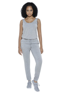 Rochelle Jumpsuit in Grey Clothing Fair Shade S 95%RAYON,5%SPANDEX Grey