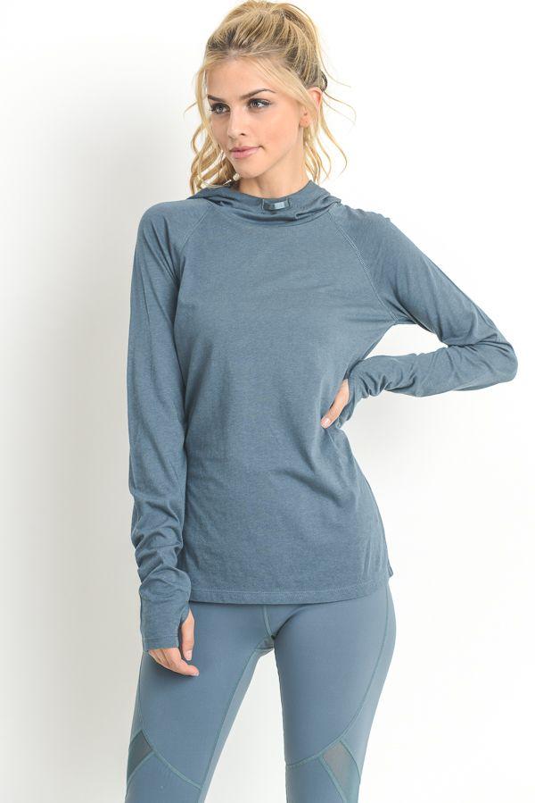 Justify Hoodie Top- Teal Clothing Fair Shade small Teal 
