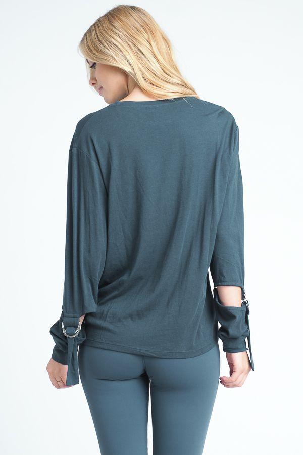 Justeene Top- Teal Clothing Fair Shade 