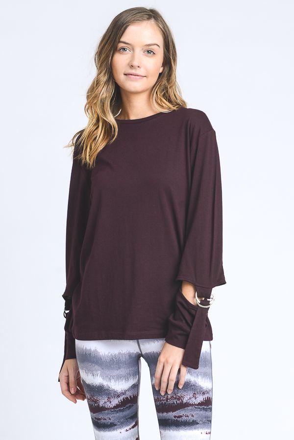 Justeene Top- Plum Clothing Fair Shade small Plum 