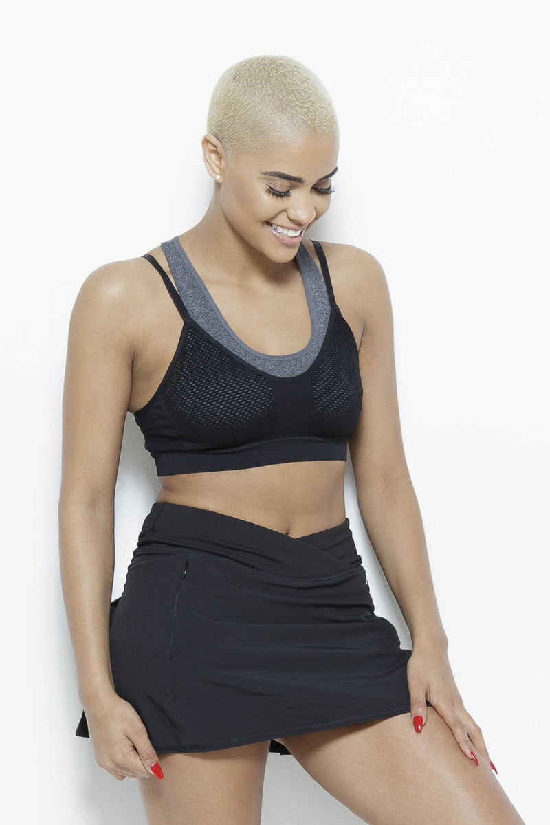 Karma Sports Bra- Black Clothing MPG 