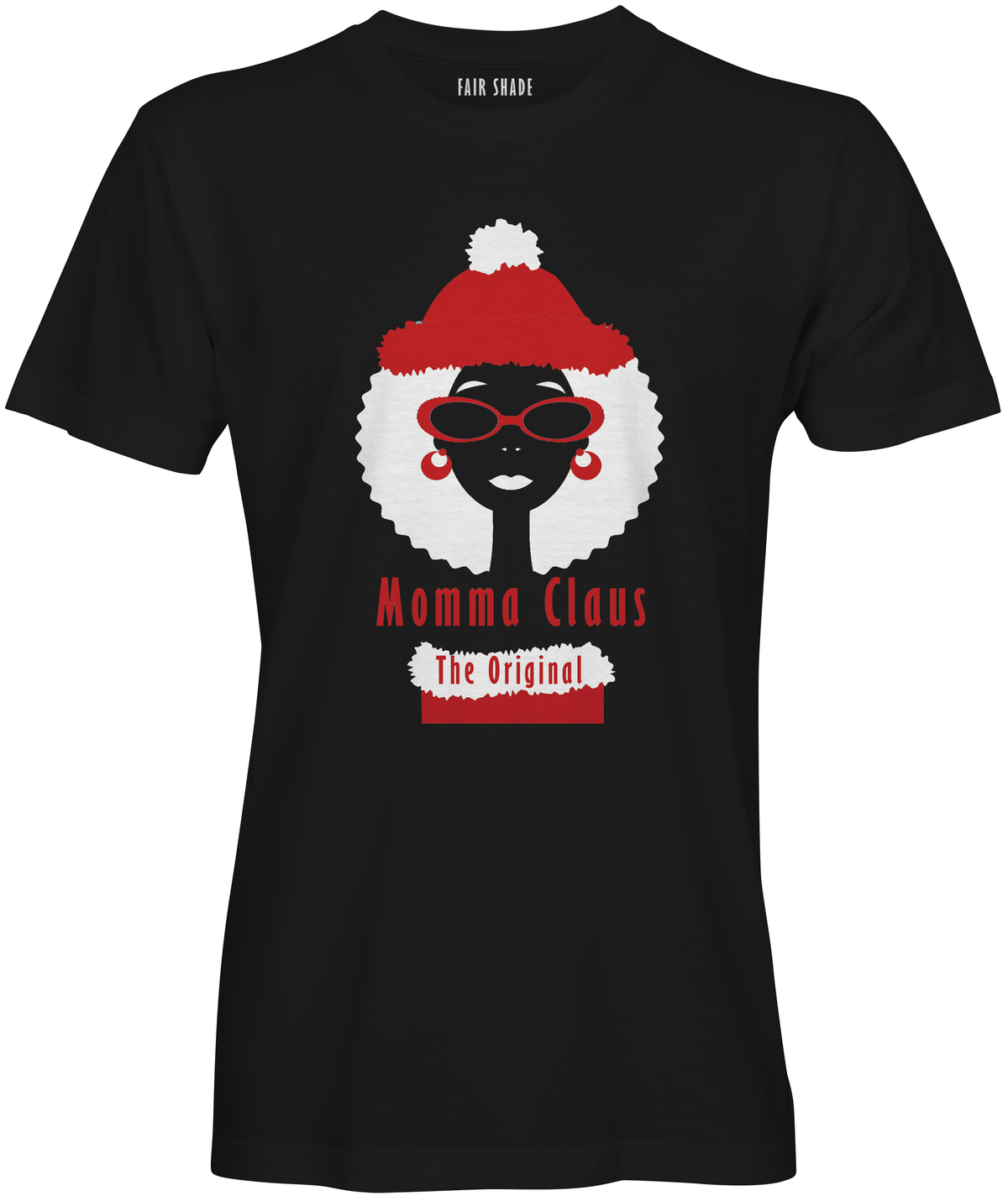 Mrs. Claus... The Original Custom Tshirt Fair Shade S Black 