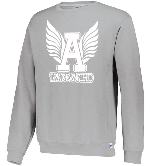 Archer Track & Field Crewneck Sweatshirt Fair Shade Small Grey 