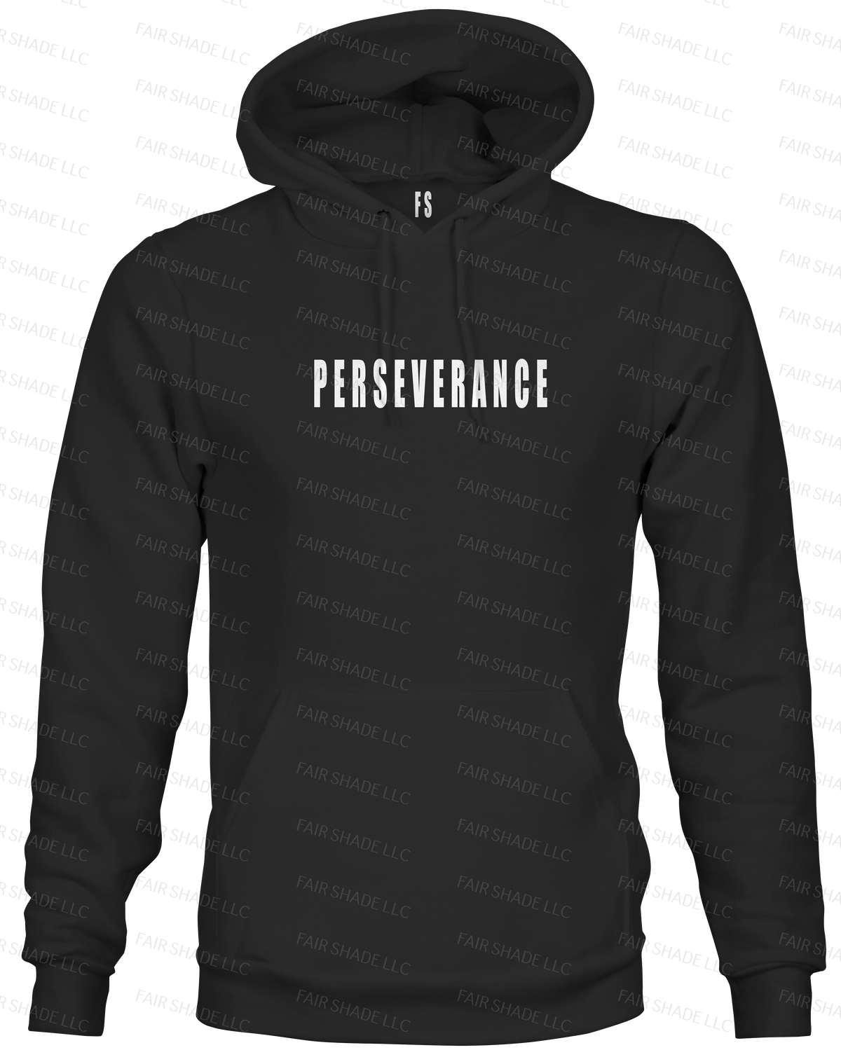 PERSEVERANCE - Hoodie Custom Tshirt Fair Shade S BLACK 