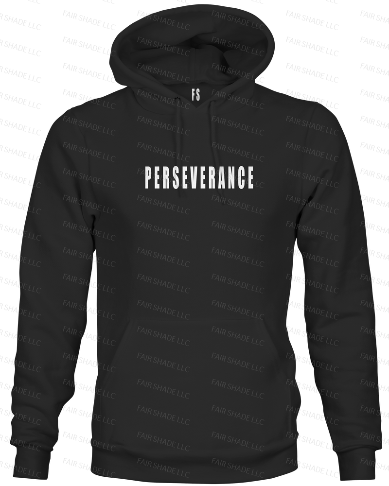 PERSEVERANCE - Hoodie Custom Tshirt Fair Shade S BLACK 