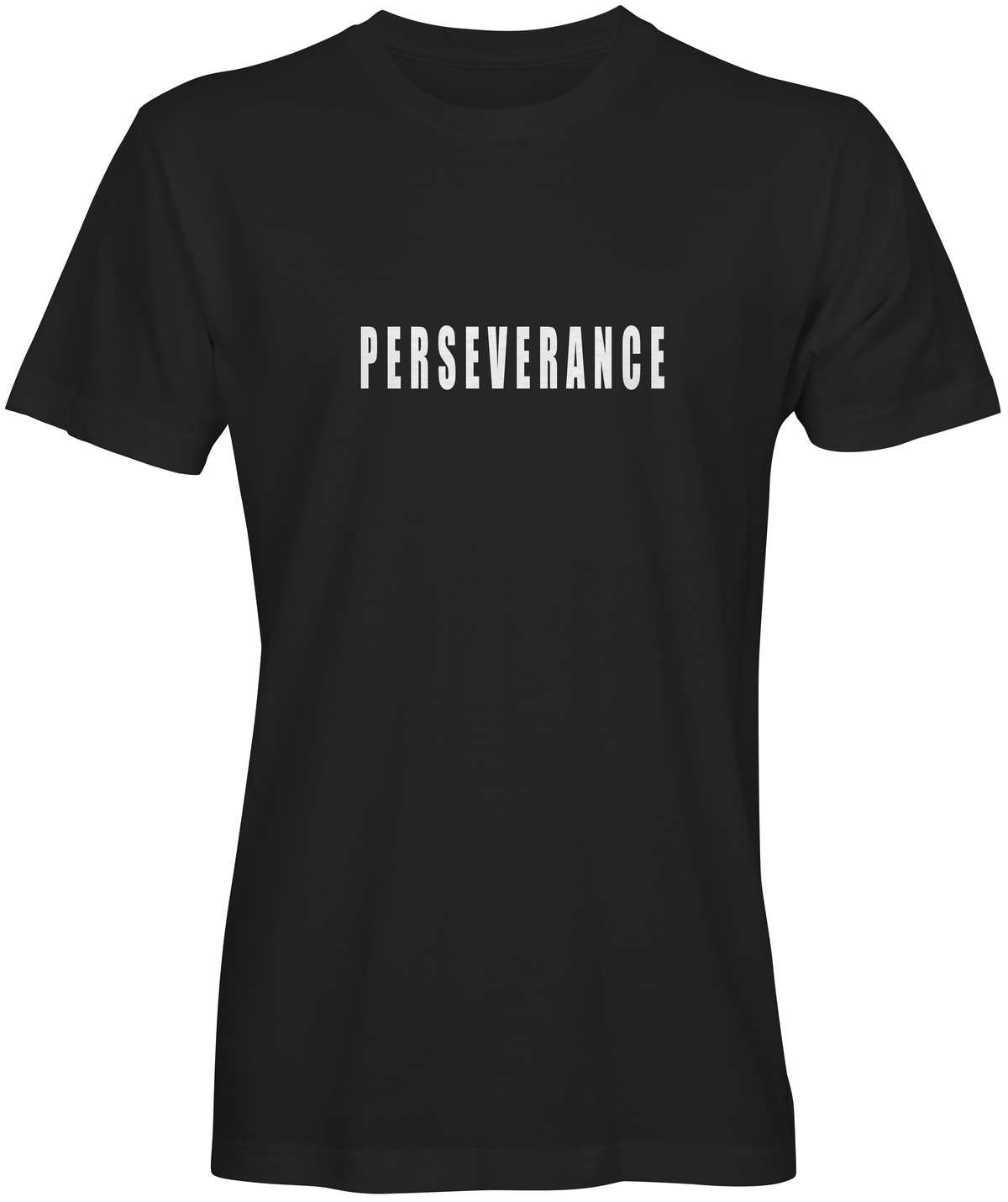 PERSEVERANCE TEE Custom Tshirt Fair Shade S BLACK 