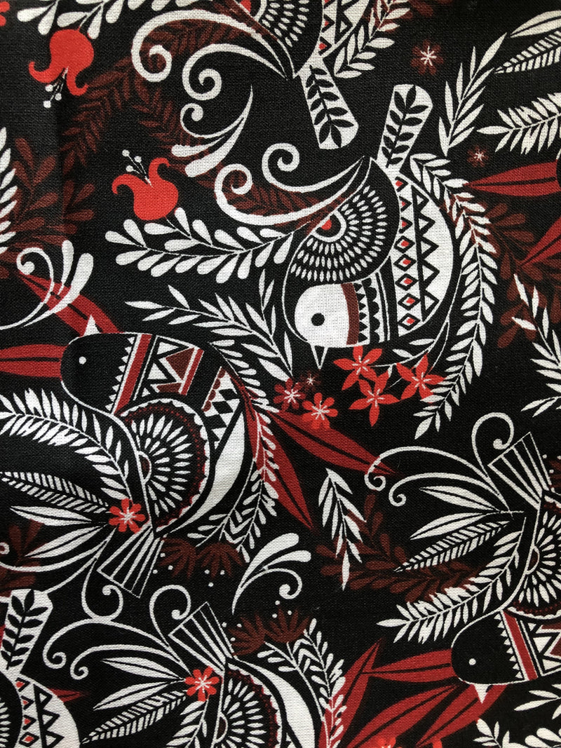 Copy of Copy of FACE Masks Fair Shade Adult Red Paisley 