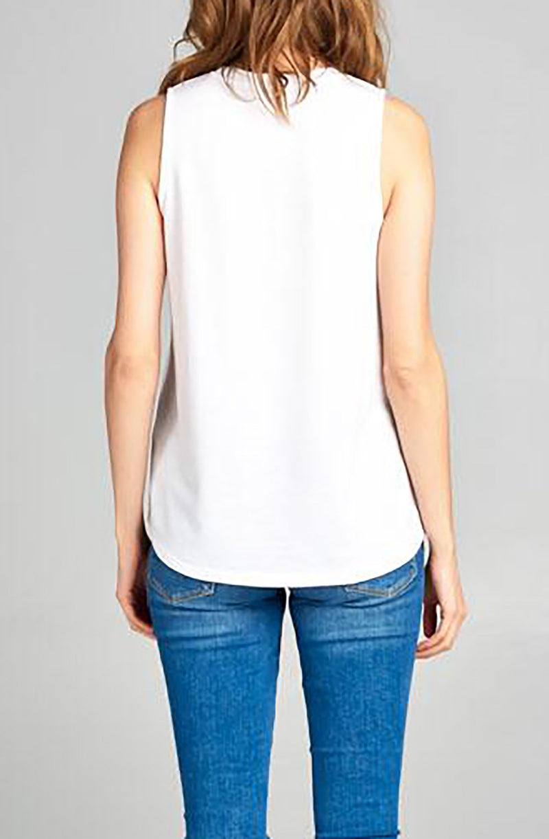 Perished Striped Tank Top Clothing Fair Shade LLC 