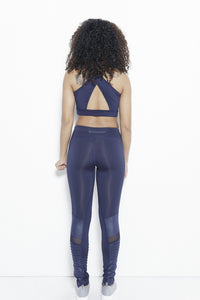 The Ripple Dream Active Leggings-Navy Clothing Fair Shade 