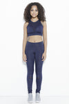 The Ripple Dream Active Leggings-Navy Clothing Fair Shade S Navy 87% Polyester, 13% Elastane