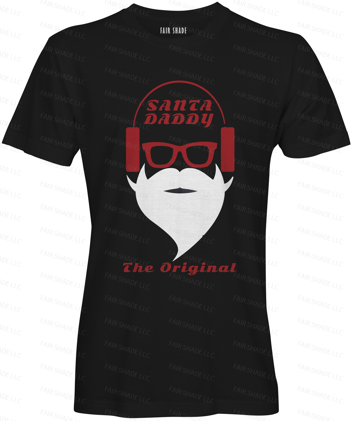 Santa Daddy & Santa Momma - T Shirt Custom Tshirt Fair Shade S Black 