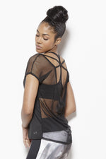 Tomika Activewear Top-Black Clothing TLF 