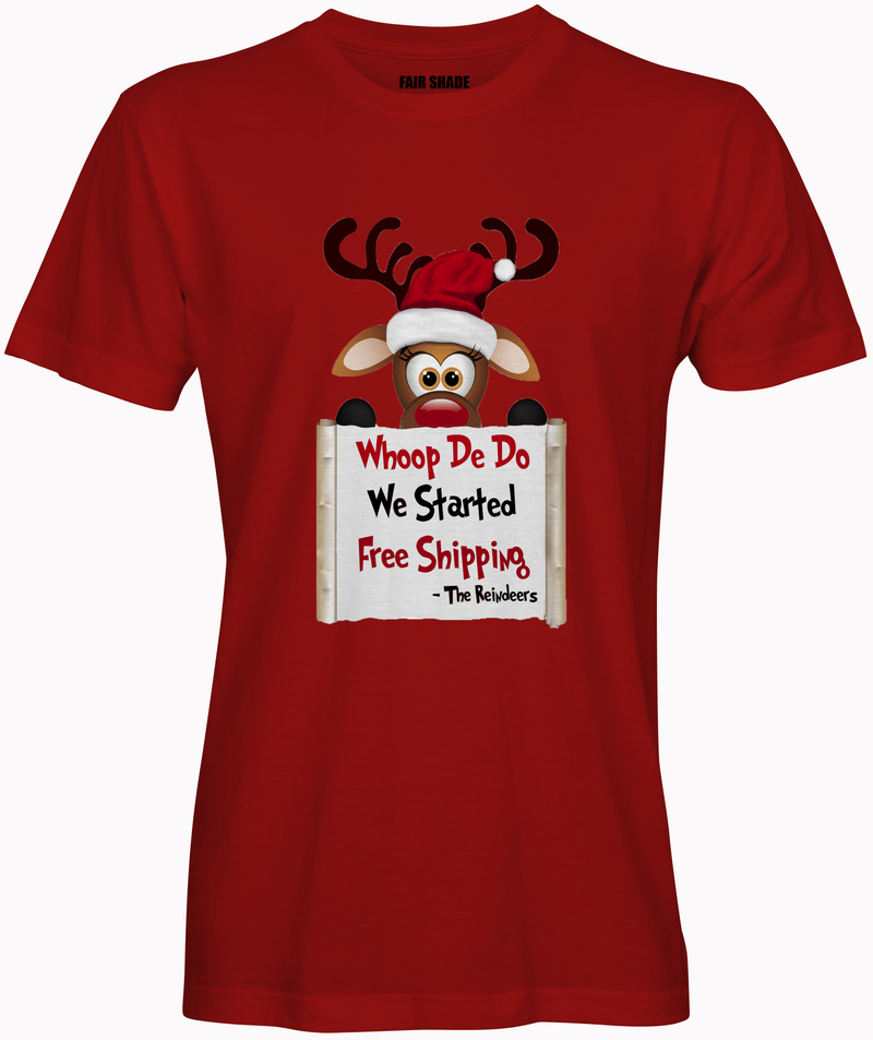 The Reindeers Custom Tshirt Fair Shade S Red 