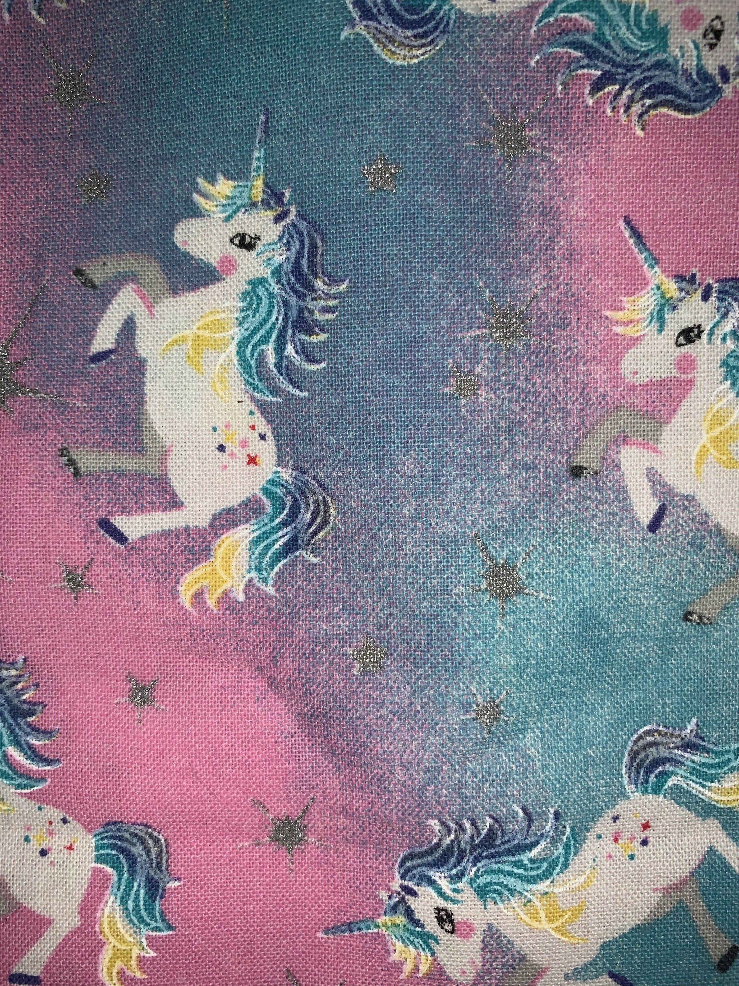 Fun Prints For Kids- Face Masks Fair Shade Child Unicorns 