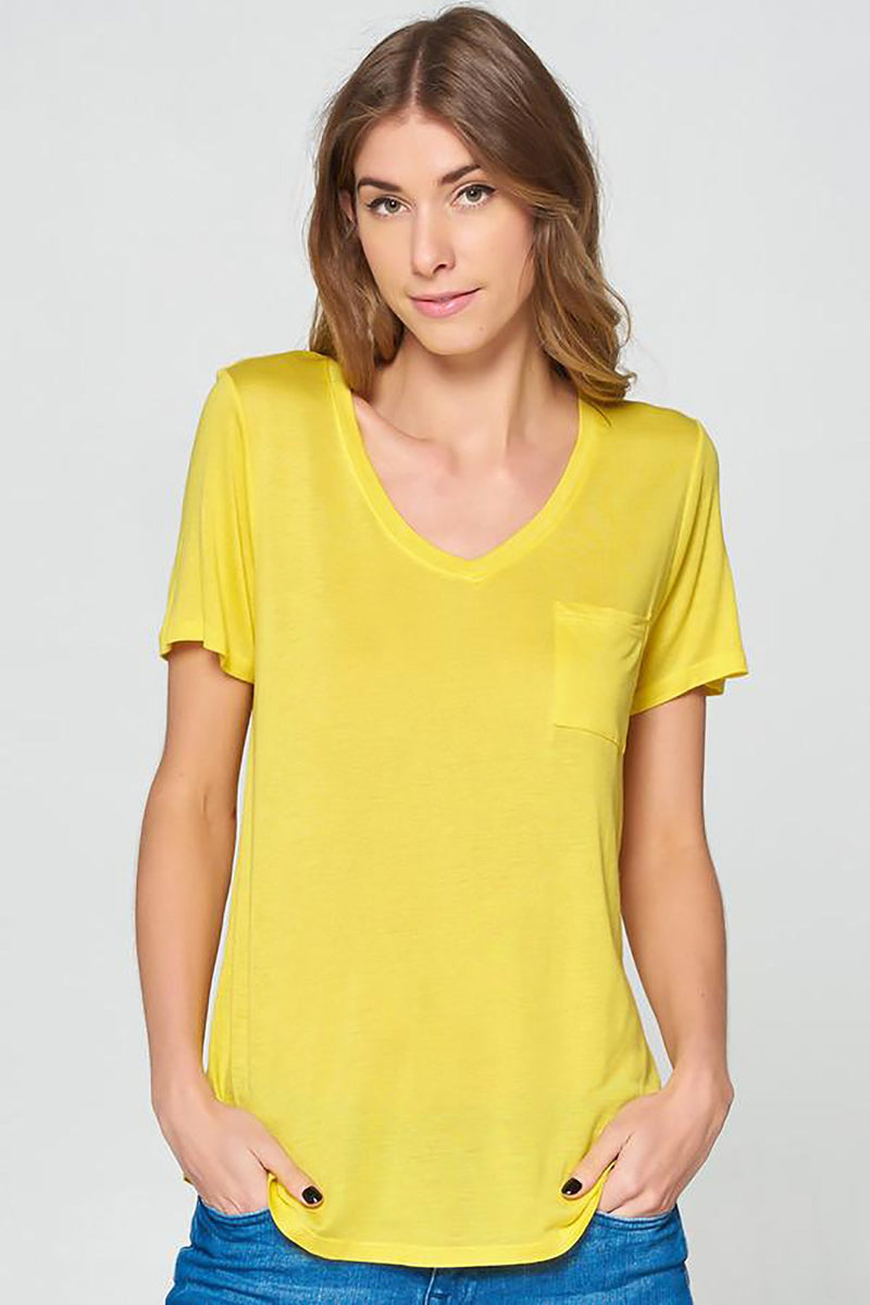 Velocity Boyfriend Tee_ Bright Yellow Clothing Fair Shade LLC SMALL Bright Yellow 
