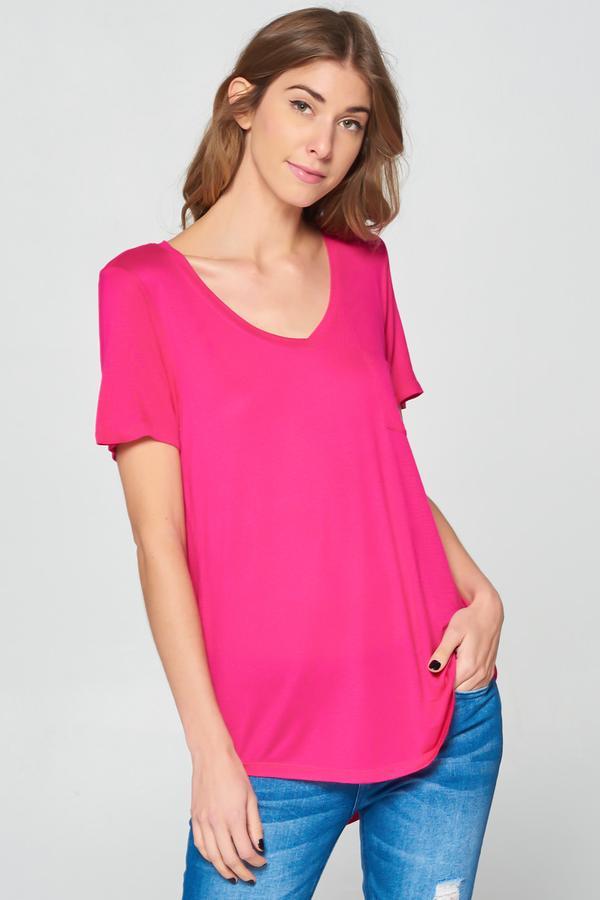 Velocity Boyfriend Tee_ Dark Fuchsia Clothing Fair Shade LLC SMALL Dark Fuchsia 