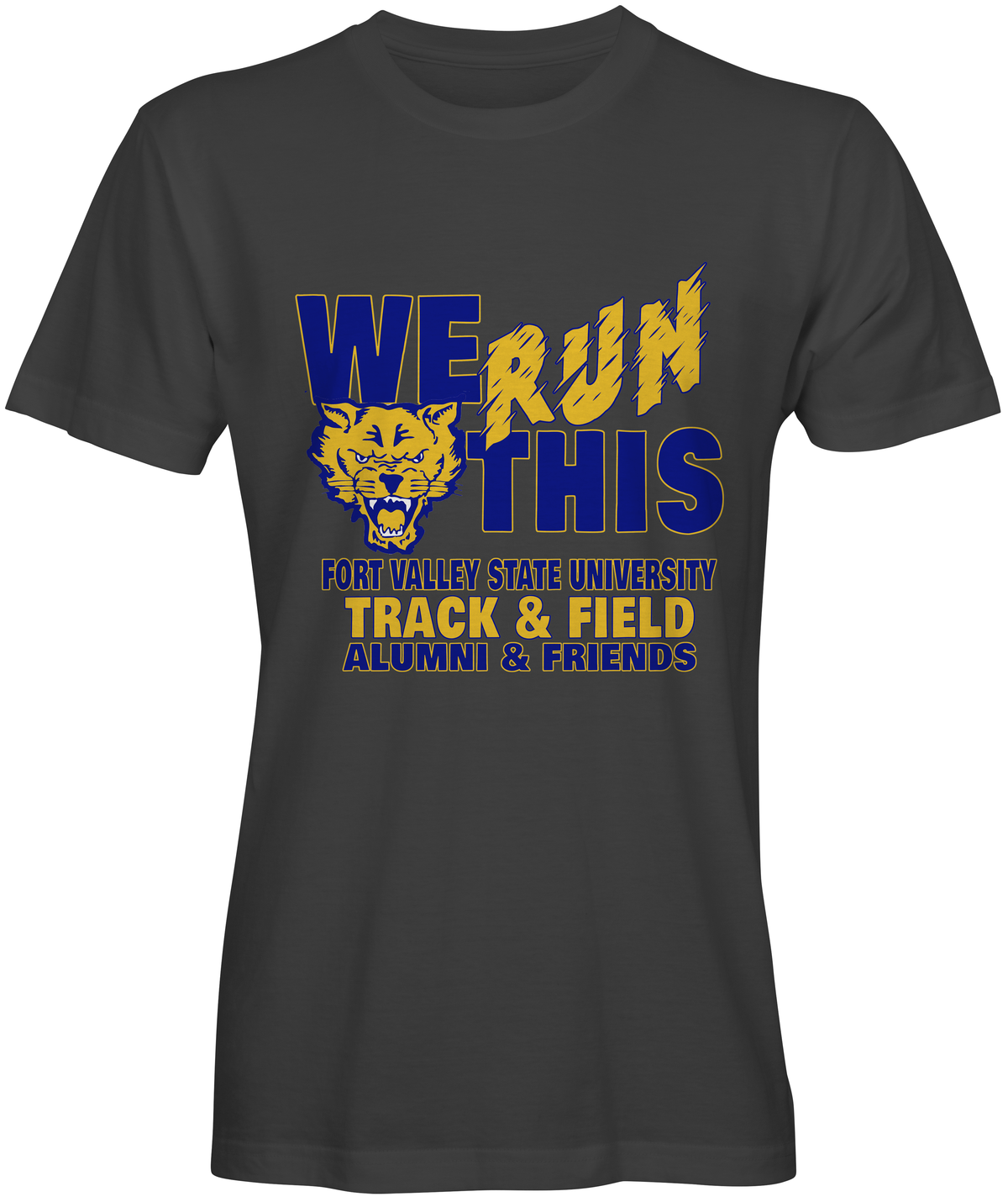 Fort Valley Alumni Shirts Custom Tshirt Fair Shade Small Charcoal Sport