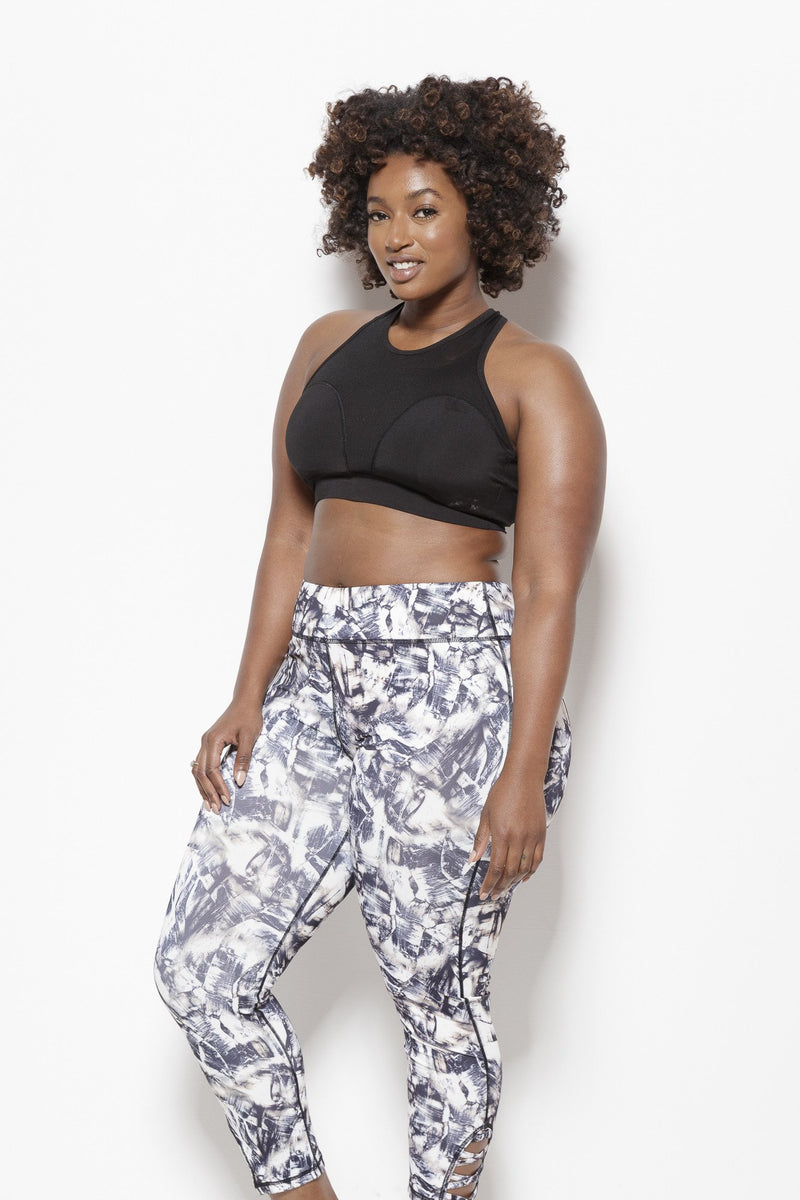 Abstract Love-PLUS - Performance Leggings Clothing Fair Shade 