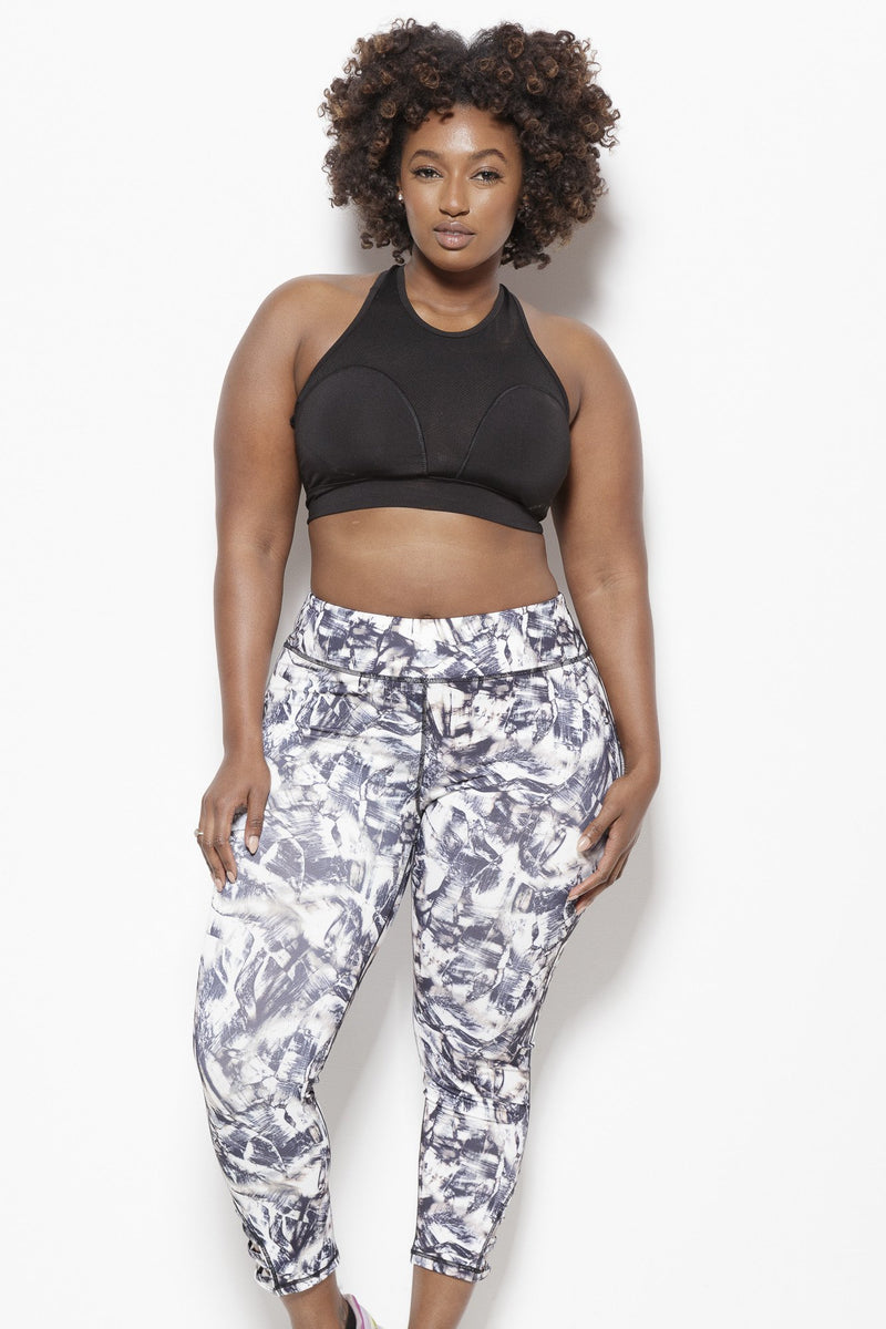 Abstract Love-PLUS - Performance Leggings Clothing Fair Shade 