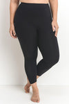 Marsha- Plus Size Performance Capris -Black Clothing Fair Shade XL Black 76% nylon, 24% spandex