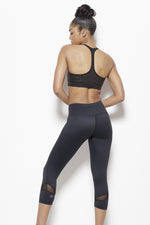 Black Magic -Performance Capris Clothing Just Live S Black Moisture Wick