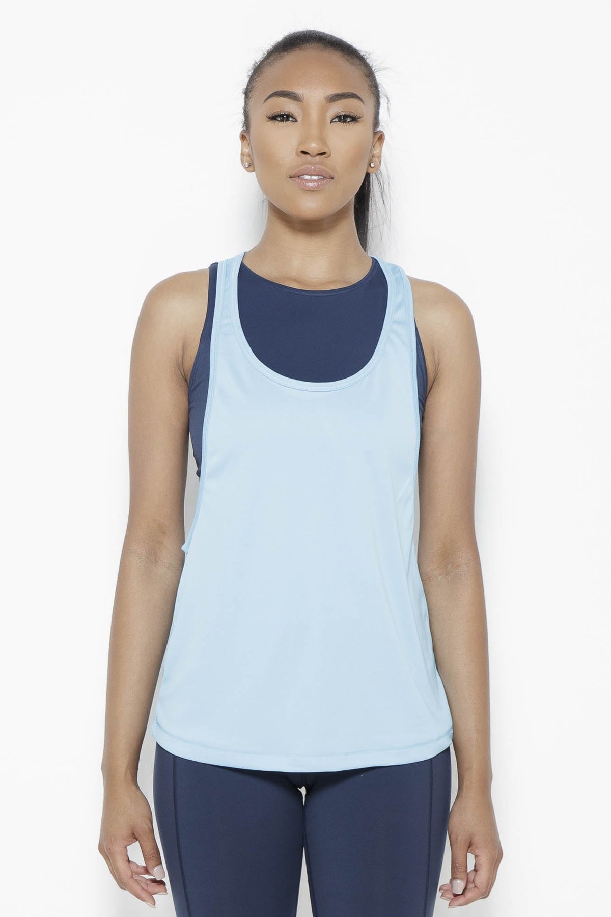 Crater in Arms Tank Top- SurfBlue Clothing Soffe S SurfBlue 100% Polyester