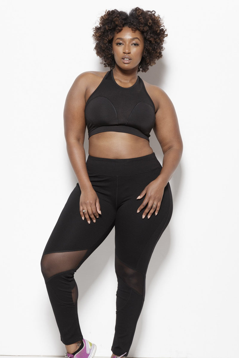 Demi Performance Leggings - Plus Clothing Fair Shade 